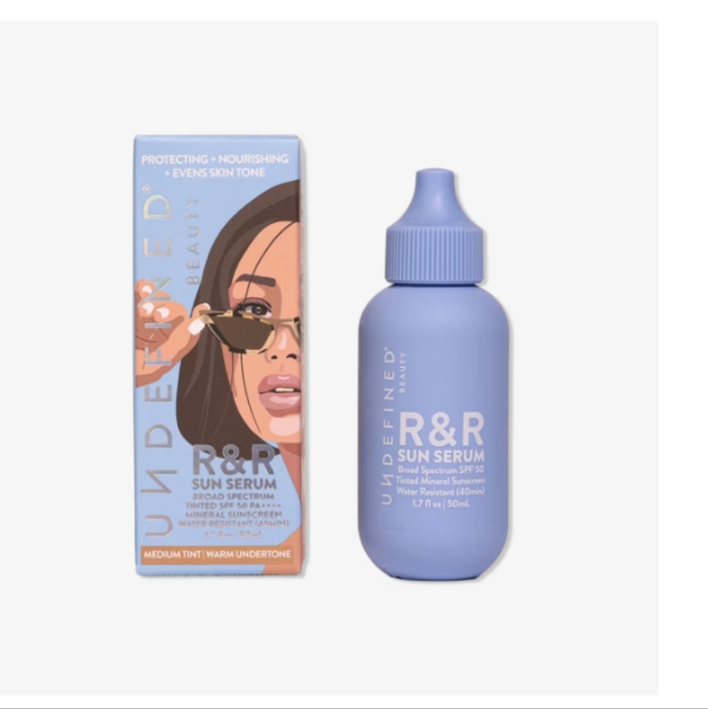 Undefined Beauty R&R Broad Spectrum SPF 50 Sunscreen Tinted Serum